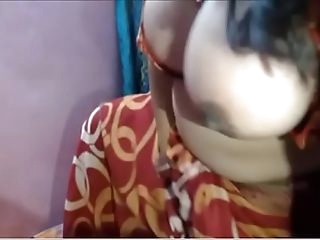 desi aunty showing her boobs and moaning 219